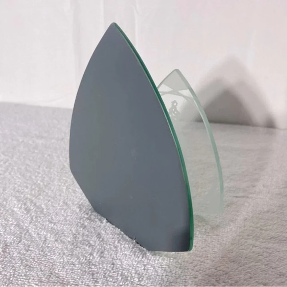 Vintage Glass Mirror Candle Holder Christmas Tree Festive Winter Decor - Picture 11 of 16